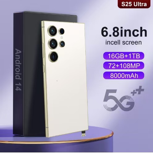 S24 Ultra Smartphone - 5G Network, Android OS with 1TB Storage & Facial Recognition Technology