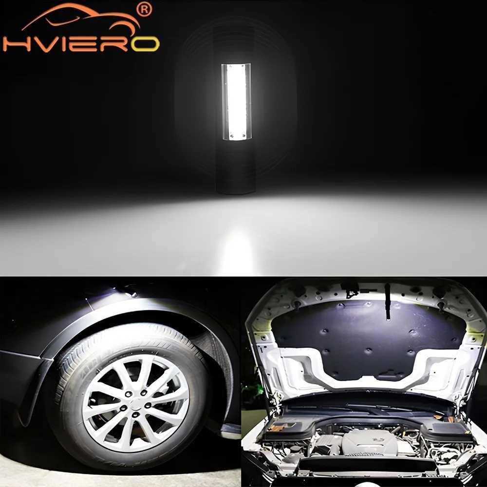 1X Multi-Function COB LED Portable Mini Pen Work Light Inspection Torches Magnetic Base Waterproof Used For Camping Cycling Bar W250701