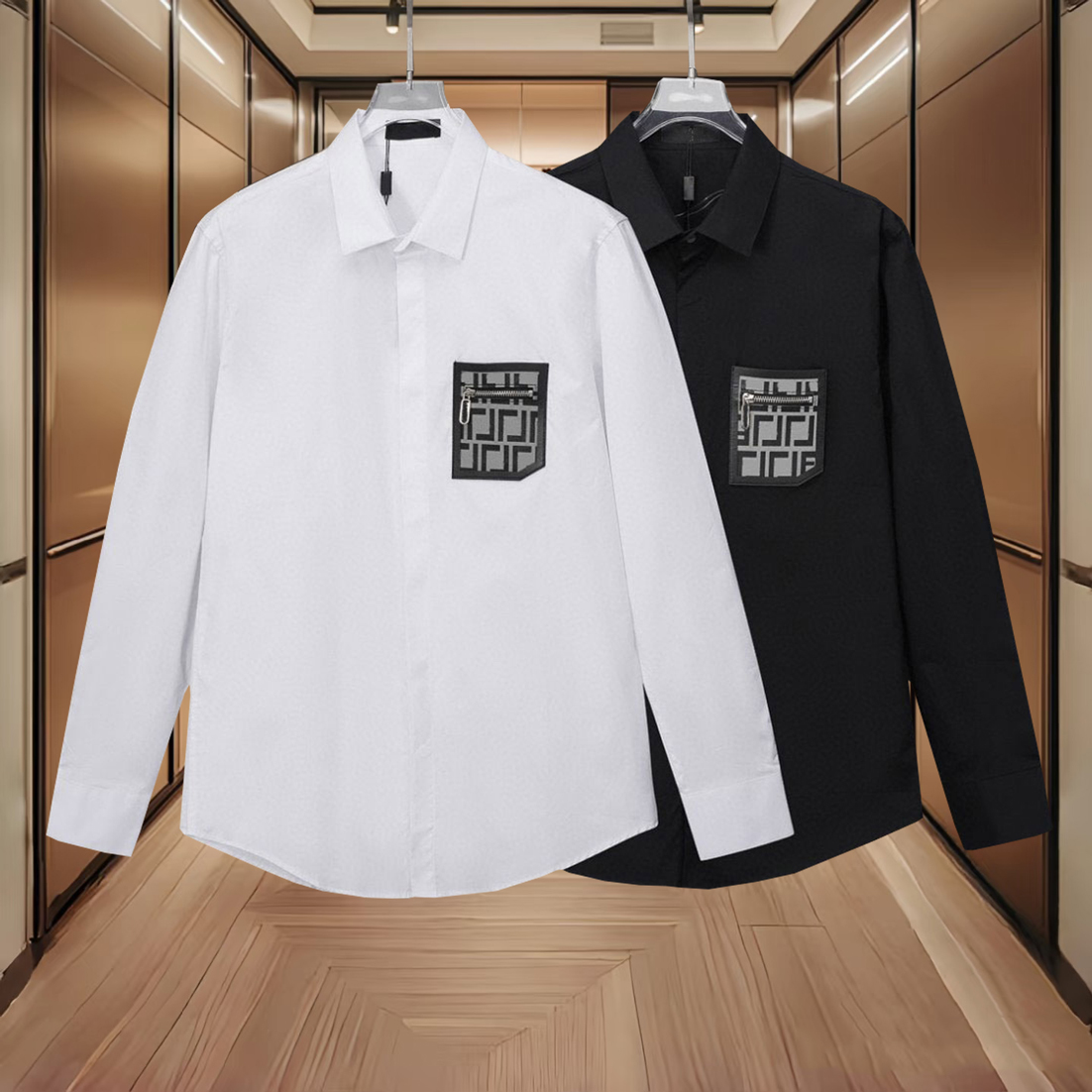 mens shirts designer high quality long sleeves shirt mens t shirt fashion commercial affairs solid color shirts pure cotton men casual t shirt luxury tees us size