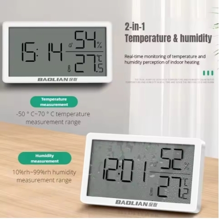 High Precision Digital Temperature Humidity Meter Smart Portable Temperature and Humidity Meter Comfort Level Display
