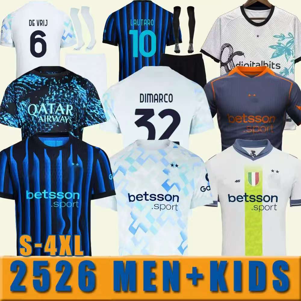 2025 2026 S-4XL INTERS Rossi Special LAUTARO soccer jerseys CORREA DZEKO BARELLA MILANS 2024 2025 BROZOVIC Home third football shirt