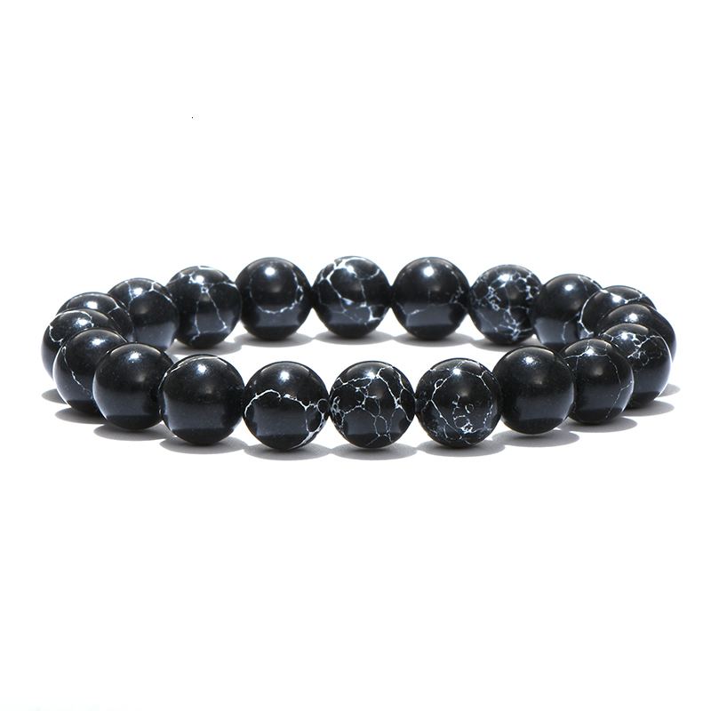 Noter Minimalist Natural Stone Beads Bracelet Charm Opal Tiger Eyes Braslet For Men Women Hand Jewelry Homme Yoga Braclet Gift