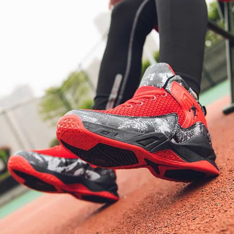 Hot Sale Brand Kids Basketball Shoes Outdoor Comfort Sports Shoes for Boys High Top Basketball Sneaker Boy Basket Trainer Shoes W250627