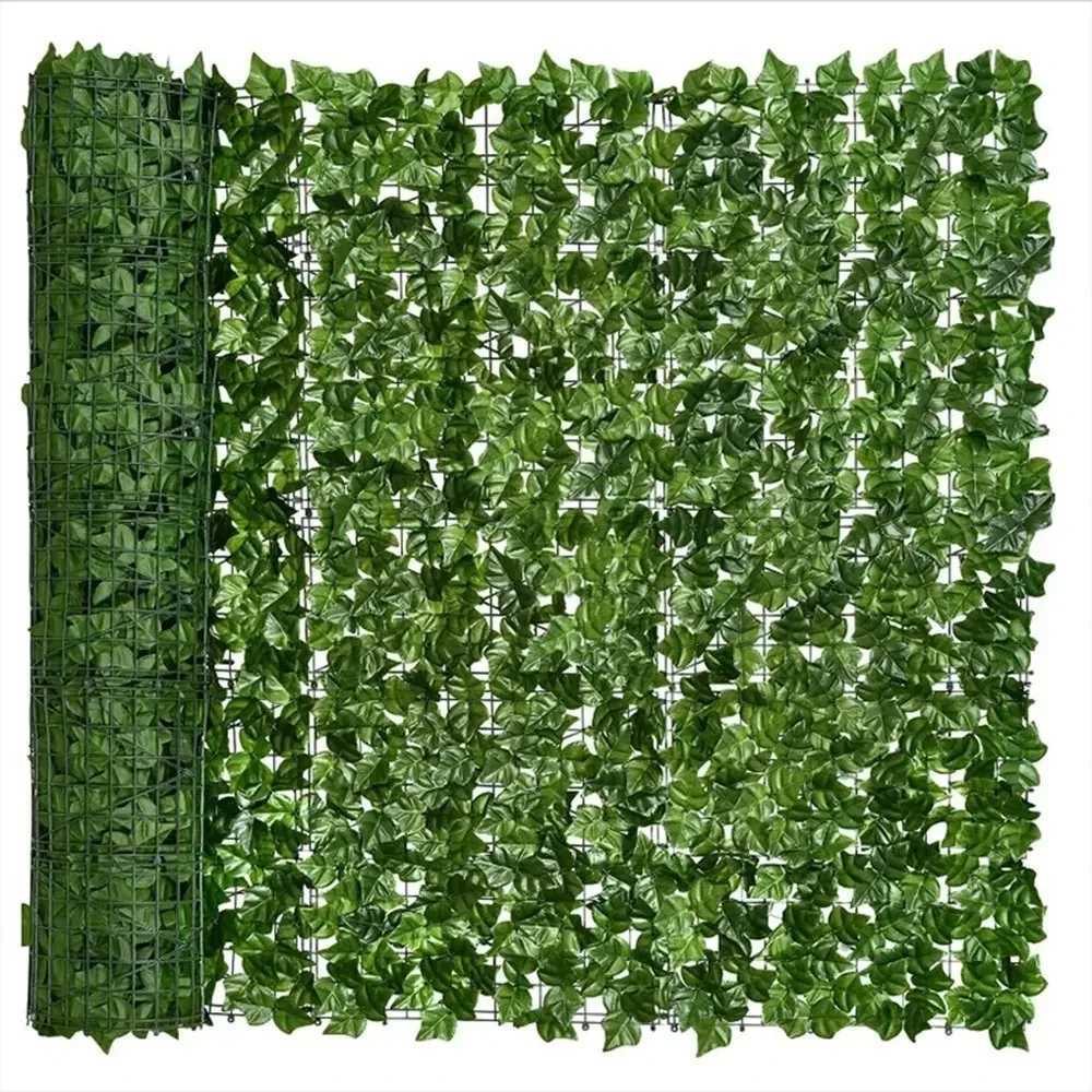 1M/3M Artificial Green Leaf Fence Panels Faux Privacy Fence Screen For Home Outdoor Garden Balcony Decoration X250627