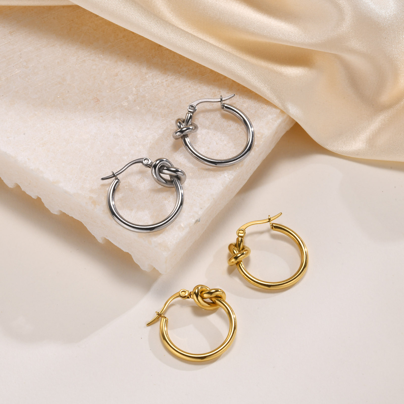 Earrings Women Designer luxury Stud fashion item Gold Plated 925 Suitable for daily wear and as a holiday gift Ring knot design high-end earrings