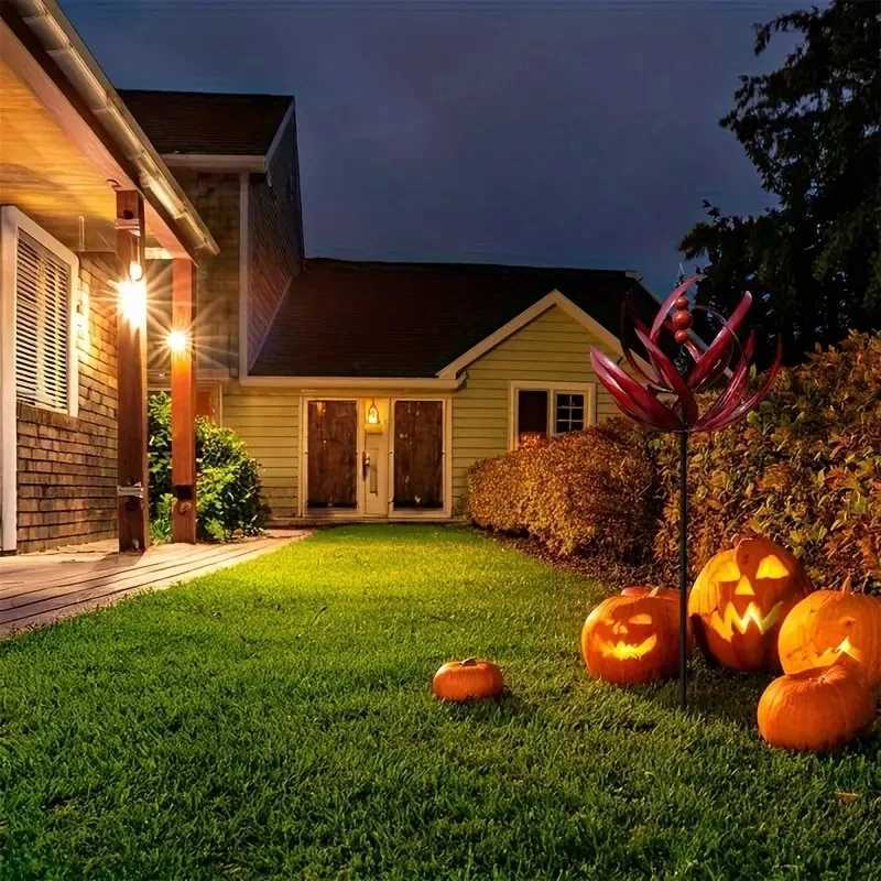 Harlow Wind Spinner Rotator Iron Inground Windmill Garden Harlow Wind Spinner Rotator Home Garden Decoration X250627