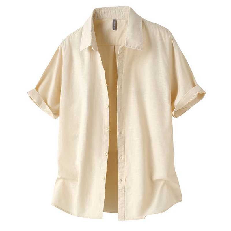 Summer New American Streetwear Short-sleeved Shirts Mens Single Breasted Hot Sale Casual Cotton Shirt Jacket Plus Size 3XL 4XL W250627