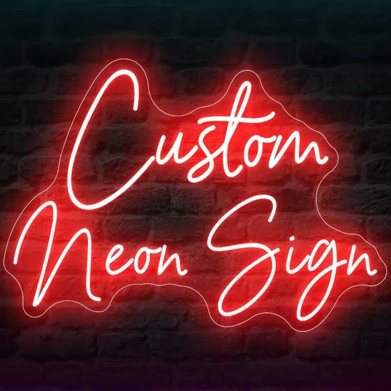 Custom LED Neon Sign USB Powered Personalized Name Sign Wall Decor for Wedding Birthday for Parties Halloween Christmas Gifts XJ250626