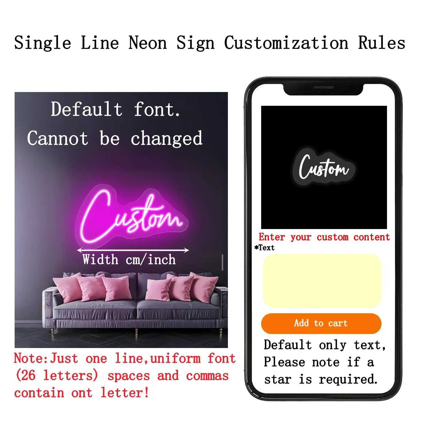 Custom LED Neon Sign USB Powered Personalized Name Sign Wall Decor for Wedding Birthday for Parties Halloween Christmas Gifts XJ250626