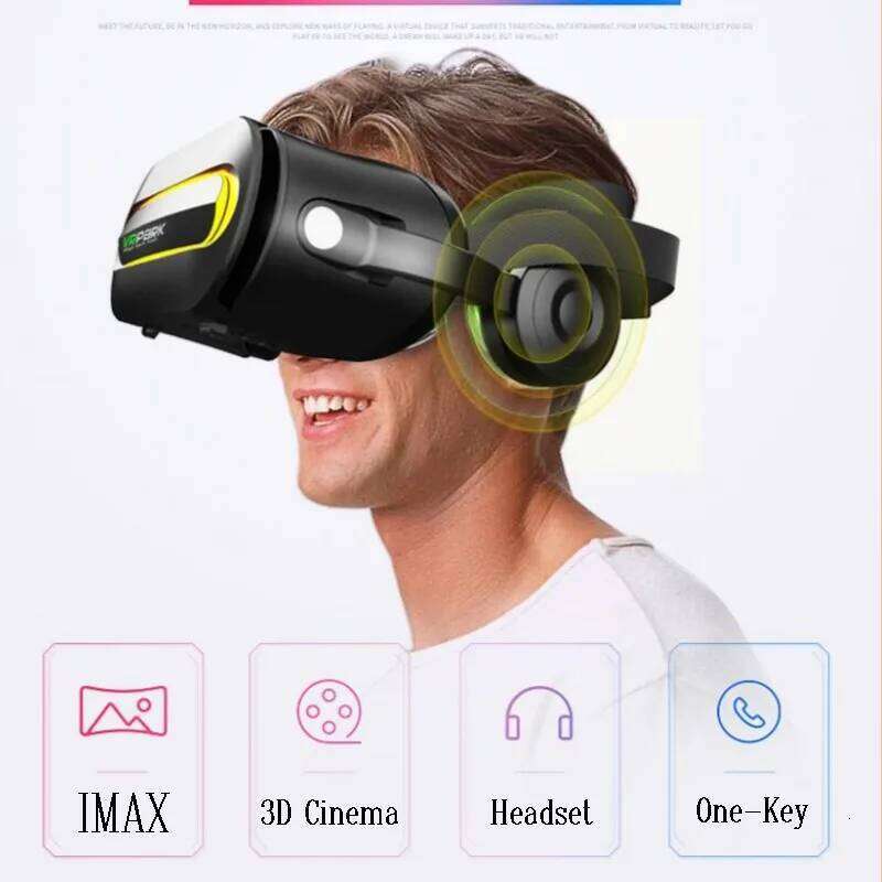 Original J60 4K Wireless Virtual Reality VR Glasses Stereo 3D Videos Google Cardboard Box Headset Helmet for Smartphone Max 6.7