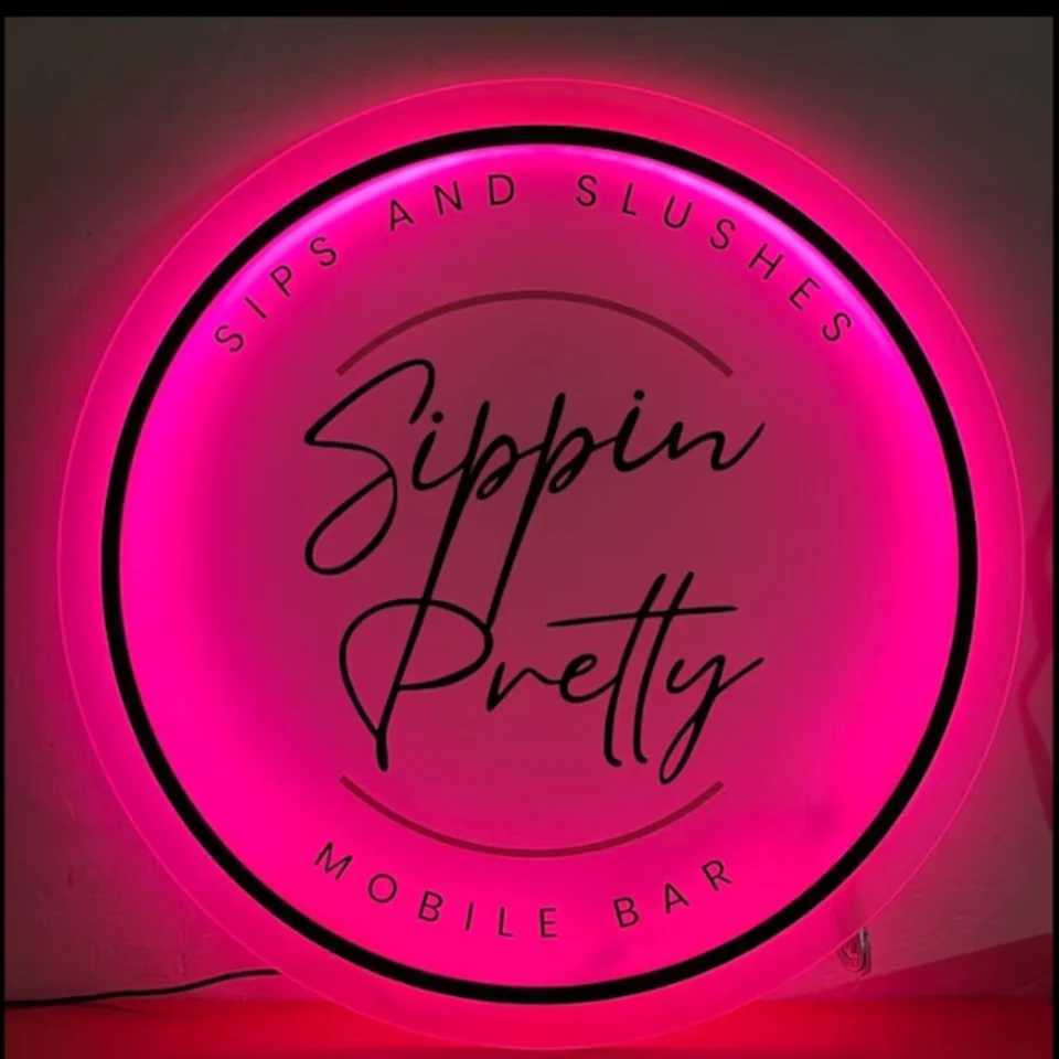 Custom 3D Acrylic Metal Sign Business Sign 3D Metal Backlit Beauty Nails Hair Studio Salon Sign LED Neon Light Acrylic Sign XJ250626