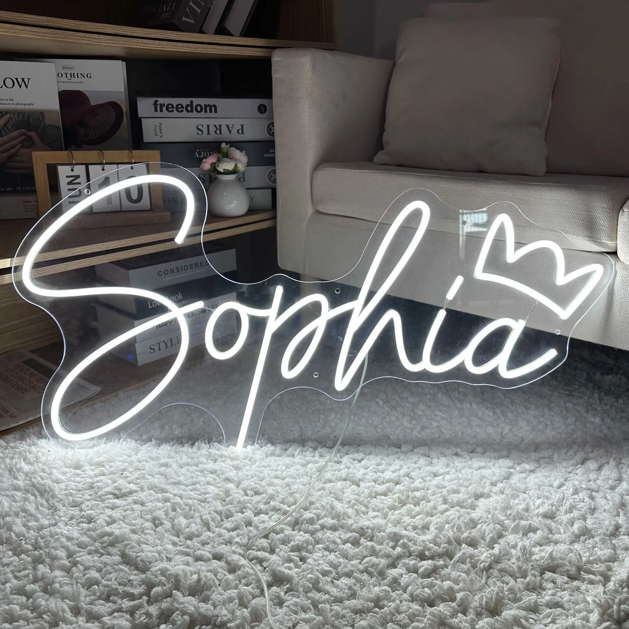 Custom Led Name Sign Gift for Kid Custom Name Signs Teenage Gift Led Neon Sign for Wall Decor Bedroom Decor Personalized GiftsXJ250626