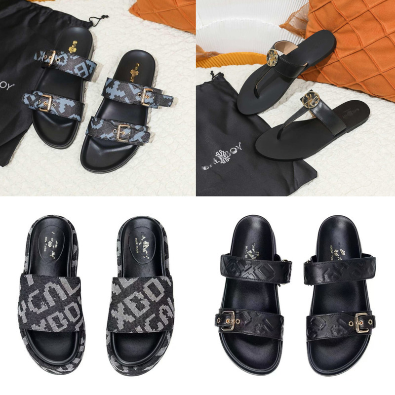 South Africa Summer Designer Slippers New Thick Bottom Sandals Casual Womens Slides Shoes Girl Slippers Flip Flops