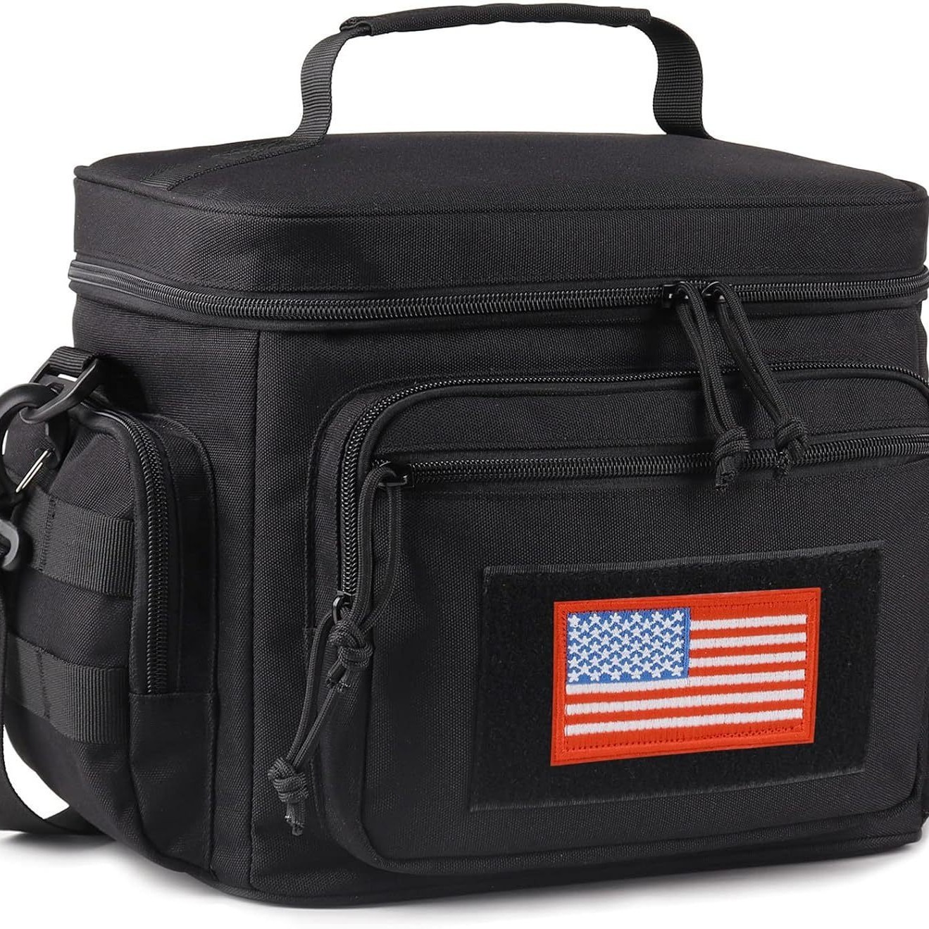 Picnic Insulated Bag Portable Aluminum Foil Fresh-Keeping Bag Outdoor Camping Cooler Bag Waterproof Oxford Cloth Handheld Insulation Bag 241122