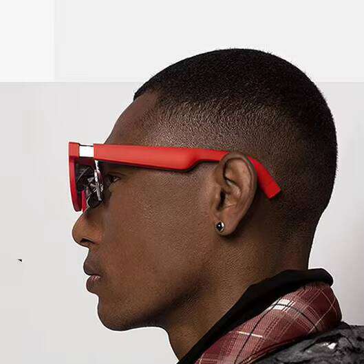 Portable AR Glasses with Electrochromic Projector Air Screen Translation Features Smart Wearable Headset