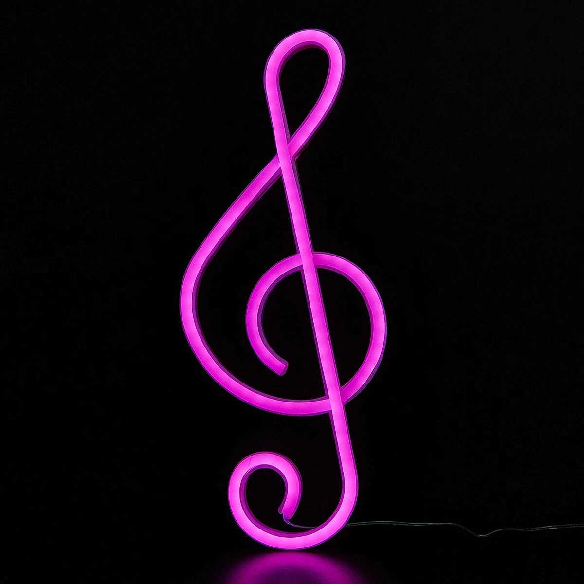 Chi-buy Music Note LED Neon sign USB Powered Or Battery Power Supply Neon Signs Night Light For Bedroom Living Room Decor Lamp XJ250626
