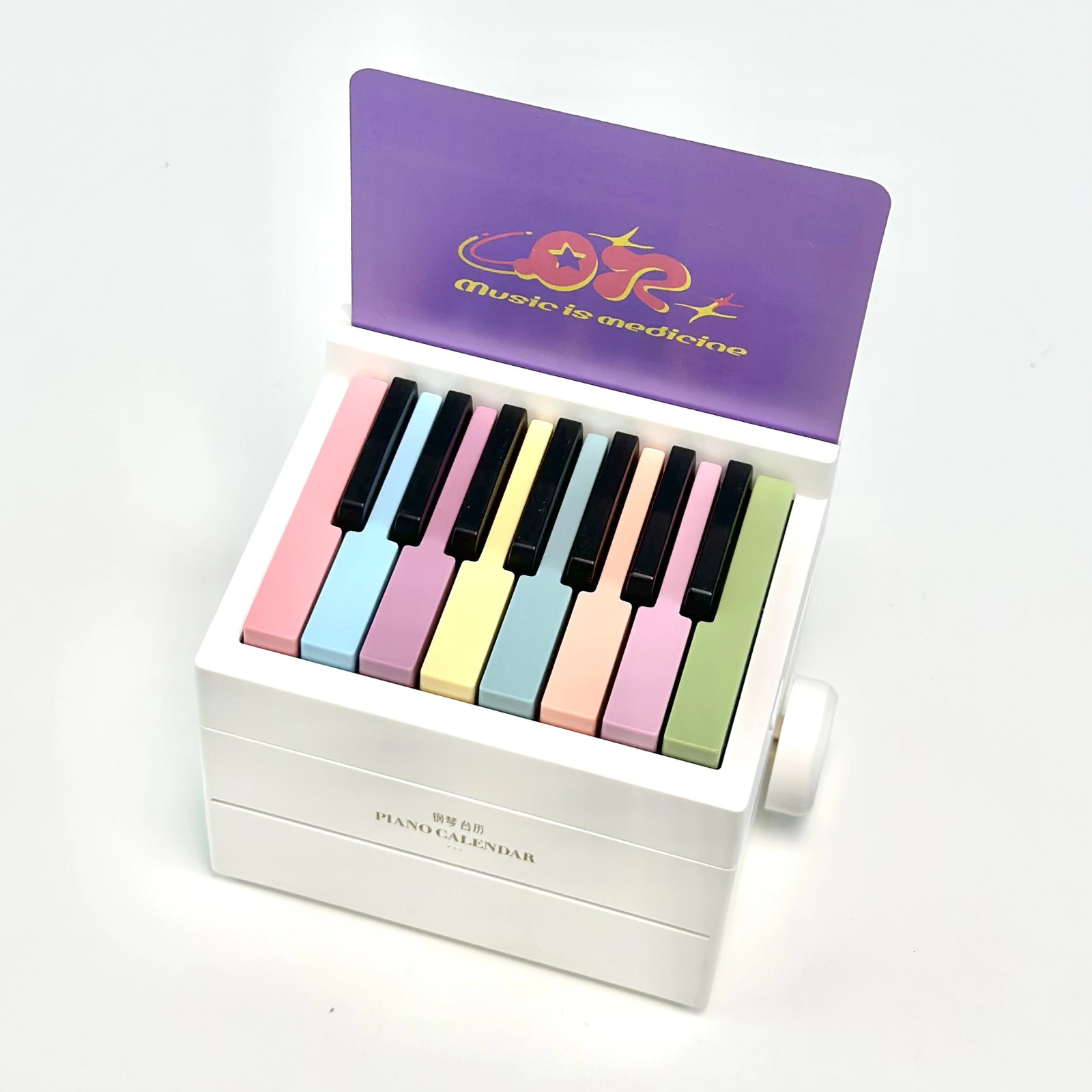 2025 Olivia peripheral desktop piano calendar music toys to give as holiday gifts to girlfriends family or friends 250624
