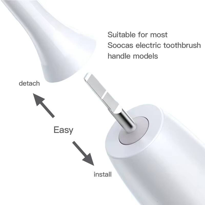 12pcs for SOOCAS X3/X3U/X5 Replacement Clean Tooth Brush Heads Sonic Electric Toothbrush Soft Bristle Nozzles