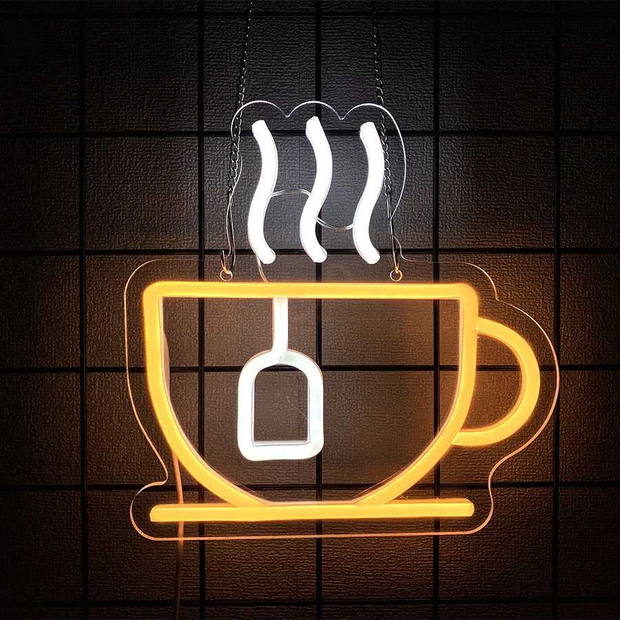 Coffee Neon Sign Coffee Super Bright Led Sign Usb Connection Power Supply Suitable For Coffee Shop Front Desk Business Decor.XJ250626