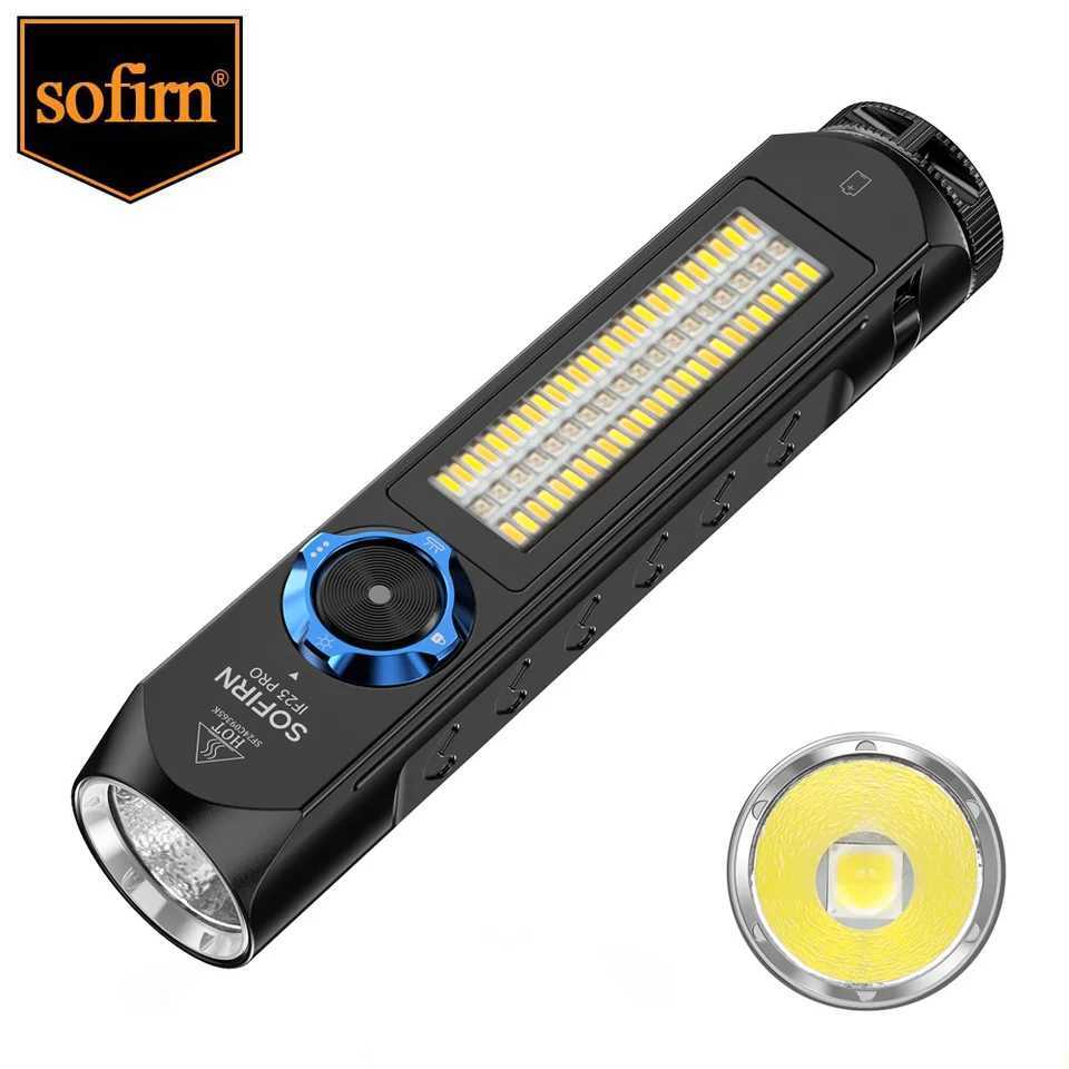 Sofirn IF23 PRO RGB Light 5000lm XHP70B Powerful LED Flashlight 21700 5V 3A USB C Rechargeable Torch with Magnetic W250701