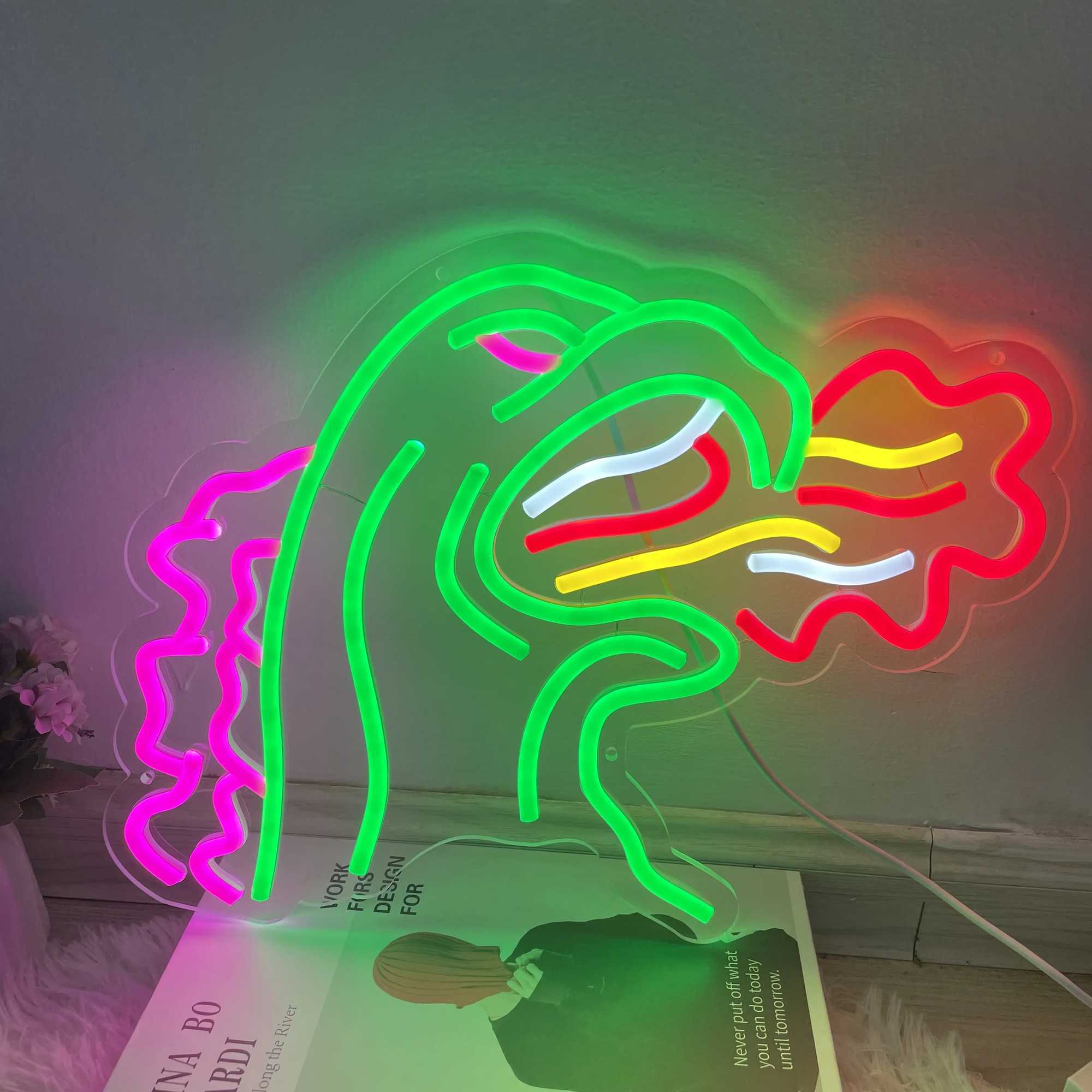 Neon Sign Wall Art Home Decor for Man Cave Bar Pub Club Neon Sign Wedding Signs Gaming Room Office Bedroom Decor for Kids XJ250626