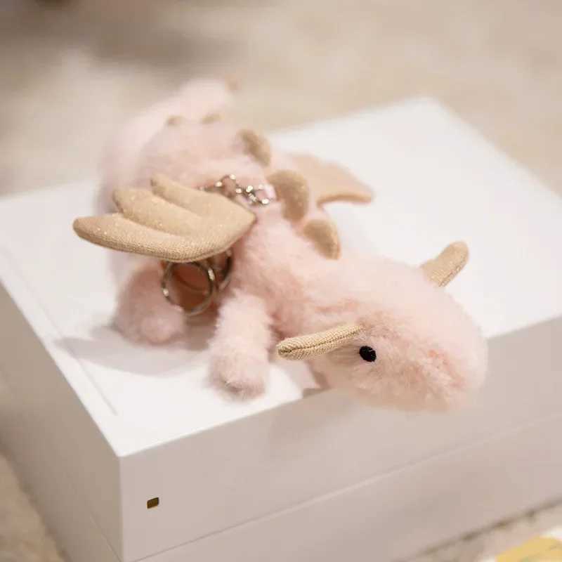 66cm Jelly and Cat Gift Matcha Cherry Dragon Doll And 20cm Pink Dragon Keychain Bedroom Pillow Cat And Dog Play With ToysXJ250627