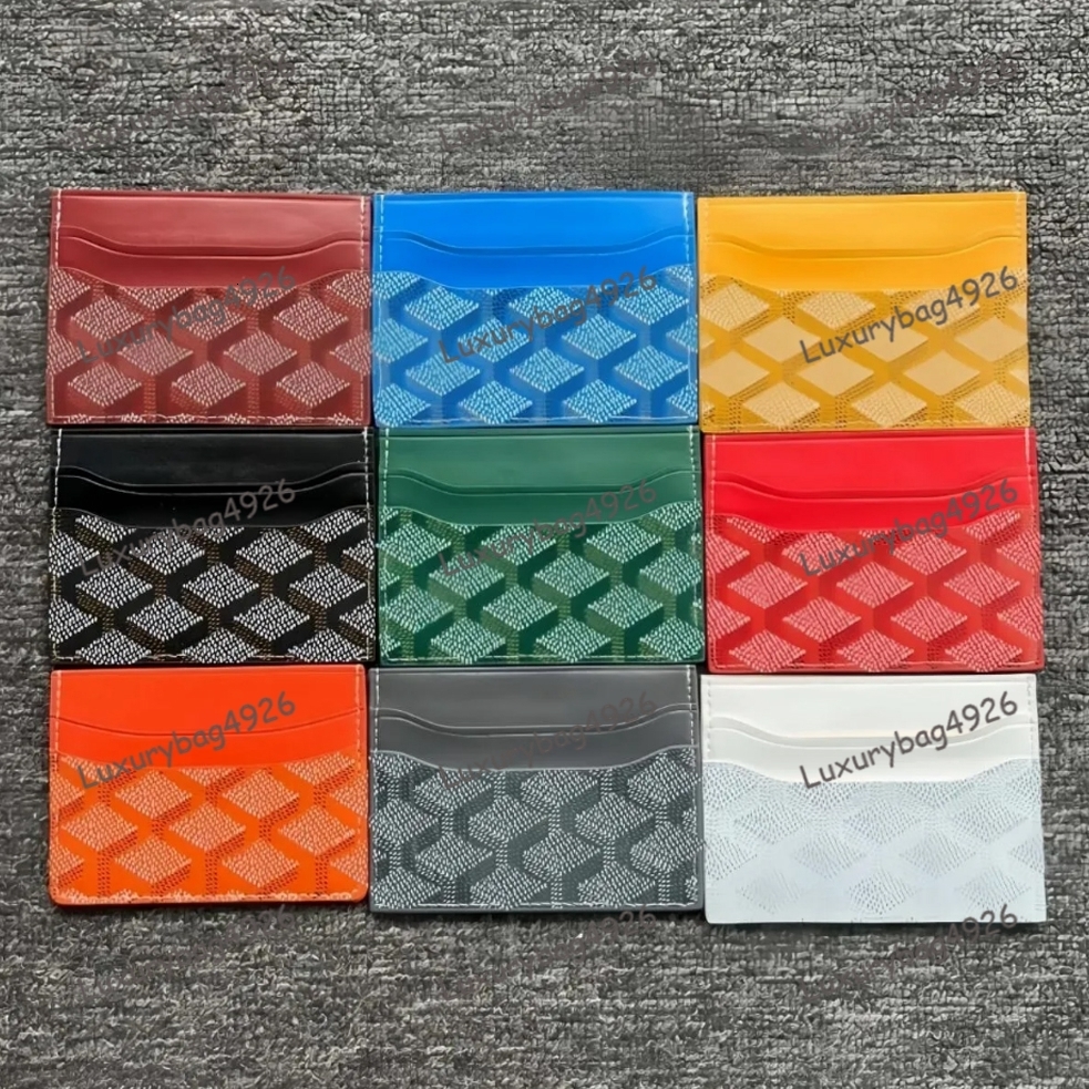 Genuine Leather Card Holders Designer Wallet Fashion Coin Purses Women Men Cardholder Key Pouch Passport Holders Card Wallet Mens Card Holder Bag Fast Shipping