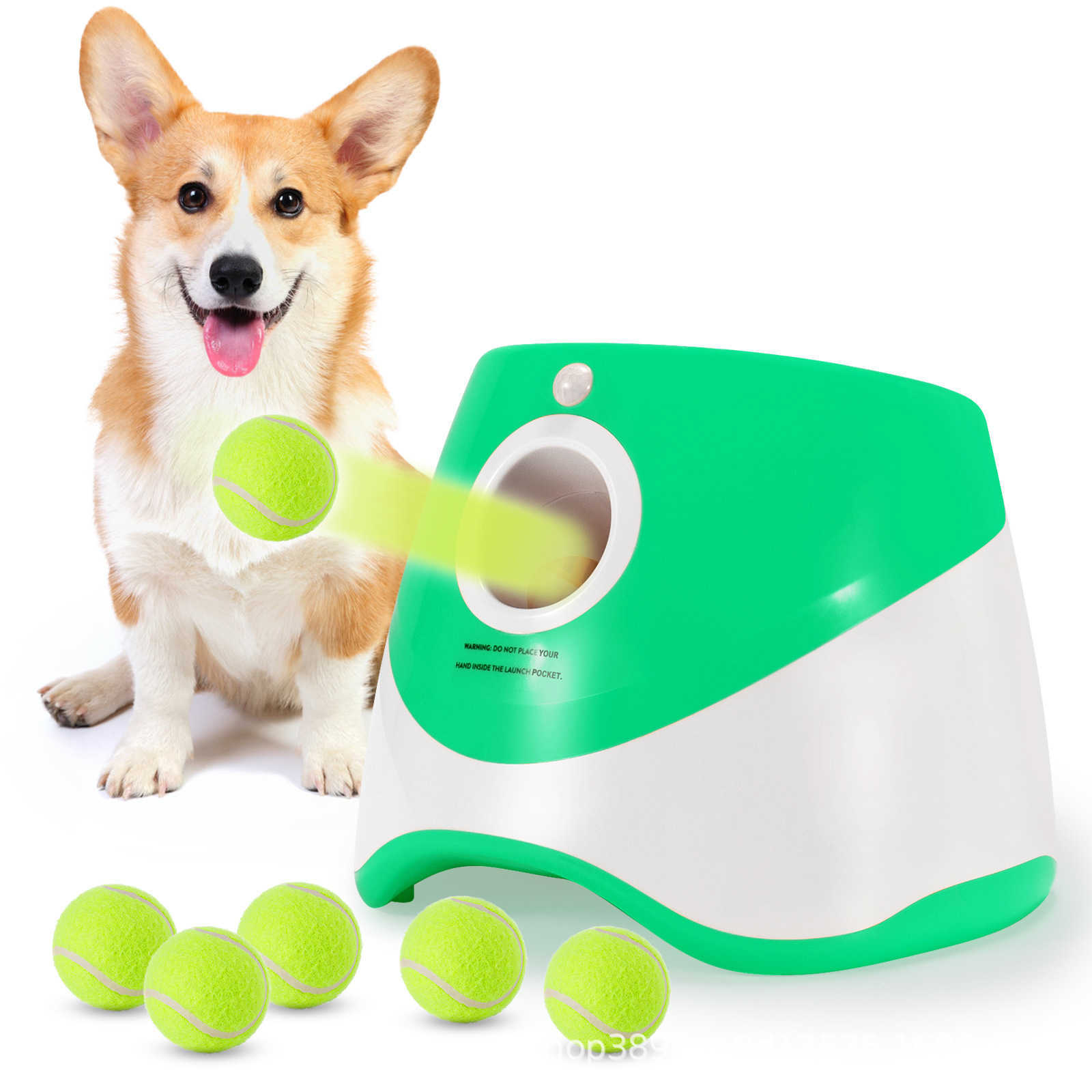 Automatic ball thrower for dogs dog ball throwing launcher rechargeable automatic dog toy dog ball launcher X241213