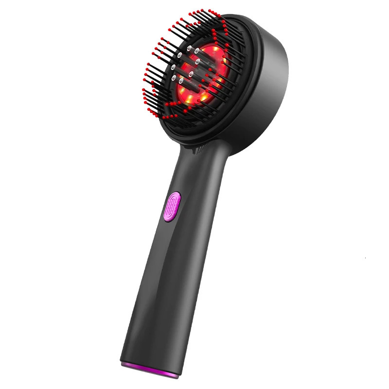 Electric Vibration Massage Comb Red Light Therapy Hair Growth Massage Scalp Brush Anti Hair Loss Liquid Oil Applicator Hair Care 250625