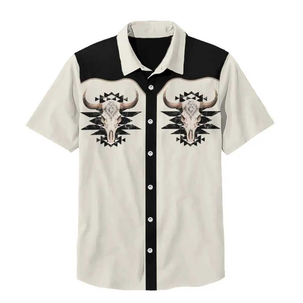 Summer Mens Shirt Outdoor Casual Short Sleeve Hawaiian Shirts For Men Fashion Oversized Clothing Button Cardigan Lapel Tops W250627