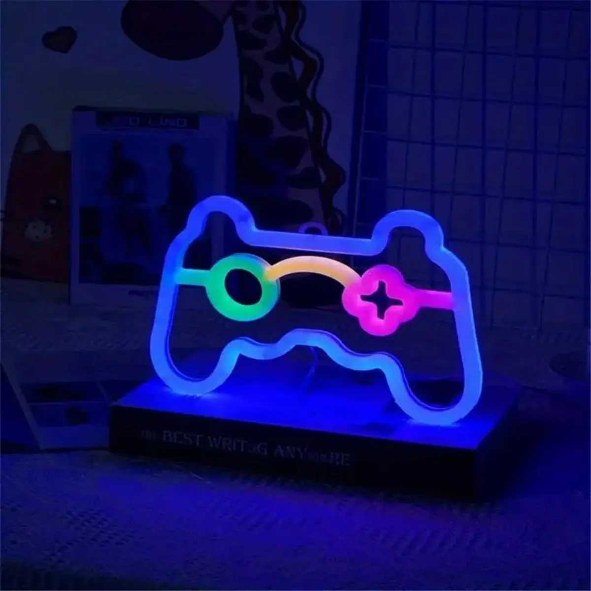 Light Up Your Gaming Room with this 1pc Gamer Neon Sign - Perfect Gift for Teen Boys!XJ250626