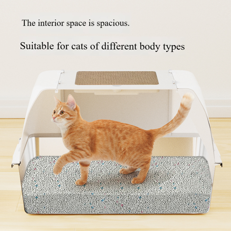 Sterilizable & Odor-Control Cat Litter Box for Large Spaces - Easily Disassembled