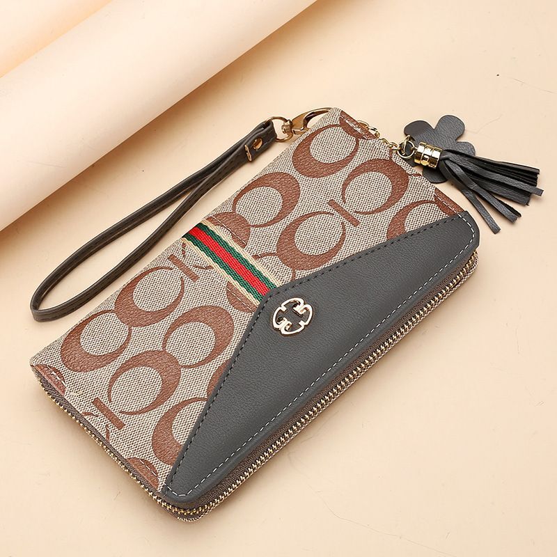 New Designer Wallet Luxury Wallet Wallet Women Uxury Wallet Modern Genuine Leather Faux Leather High Capacity Snap Magnetic Multicolor Coin Pocket Mul