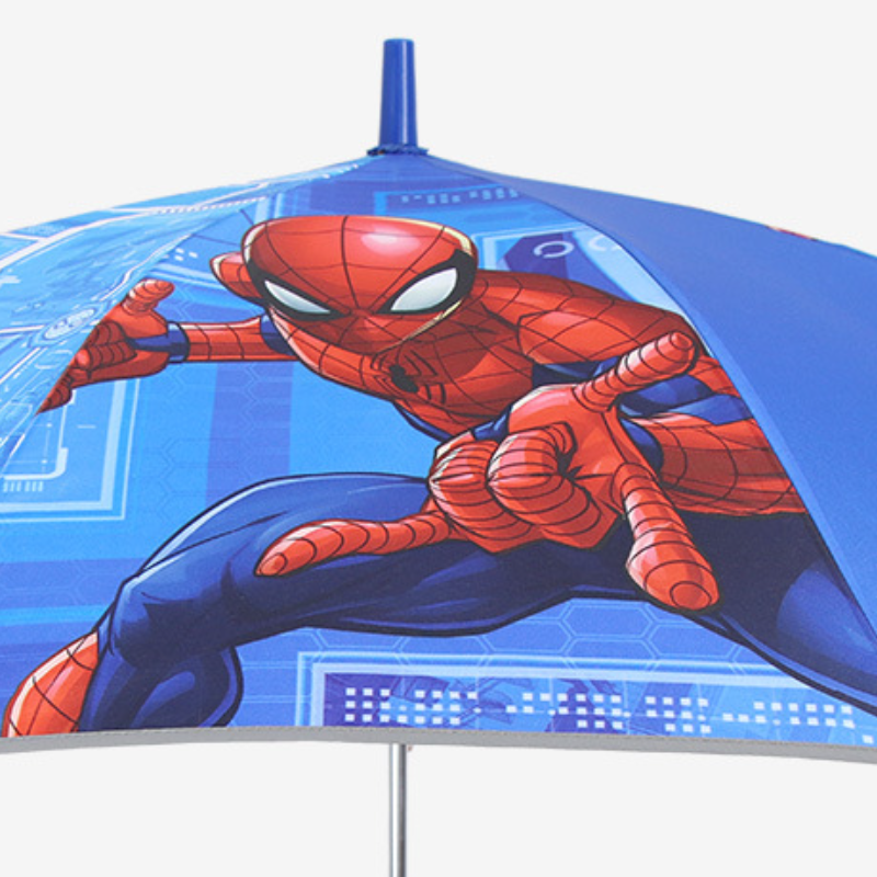 Disney Frozen Children's Umbrella Student Long Handle Sun and Rain Umbrella Half-Automatic Umbrella Protective andurable Design for Children with