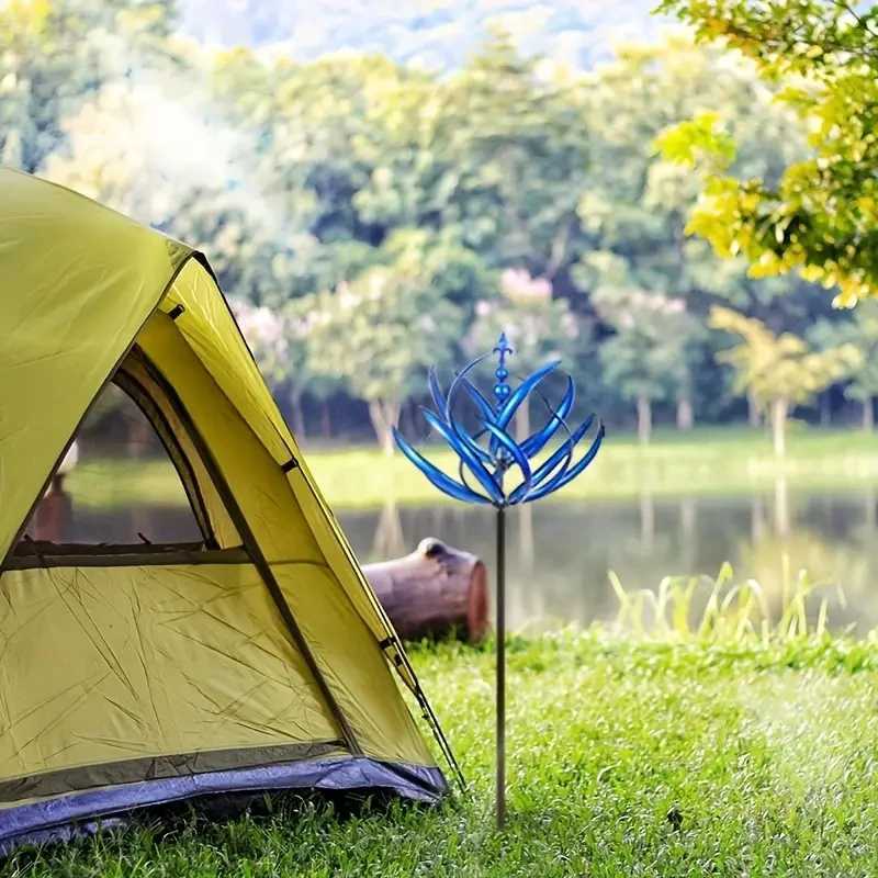 Harlow Wind Spinner Rotator Iron Inground Windmill Garden Harlow Wind Spinner Rotator Home Garden Decoration X250627