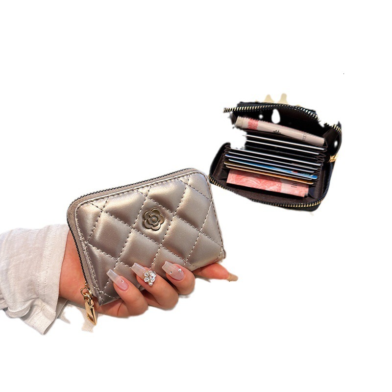 New 2025 Women's Luxury Wallet Women's Exquisite High End Designer Wallet Small Fashion Leather Large Capacity Multi Card Slot Women's 
