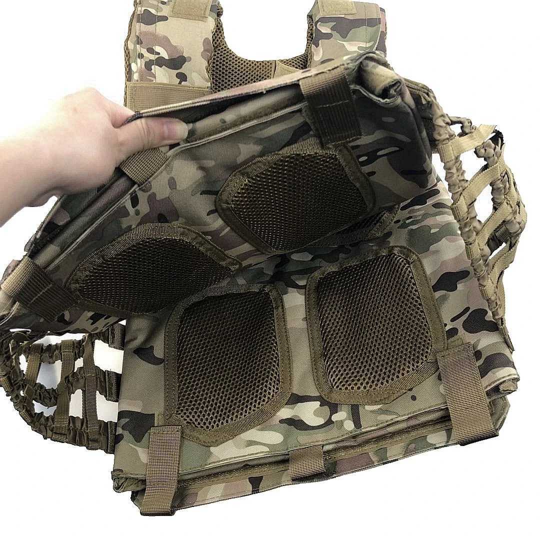 Tactical Training Vest Molle Plate Carrier Hunting Load Bearing Vest Multicolor CS Wargame Protective Assault Vest XJ250627