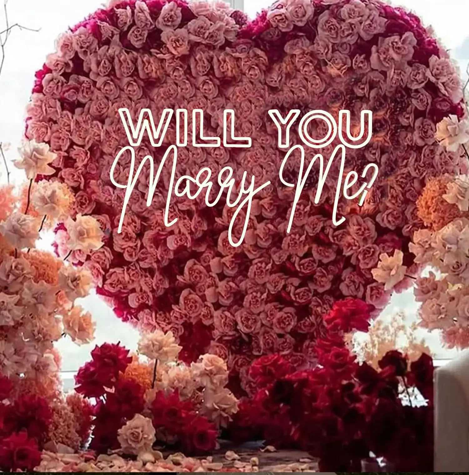 Will You Marry Me Neon Sign Custom LED Proposal Light Wedding Engagement Decor Romantic Gift for Couples Anniversary Bedroom XJ250626