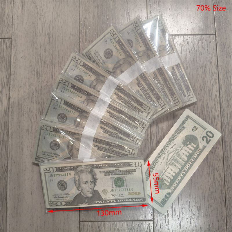 Prop Notes: USD EUR And GBP High Quality Realistic Prop Copy Money 1 5 10 20 50 100 Props Money Actual Party Toys Movie Money Birthday Toys 130*55mm 70% Size