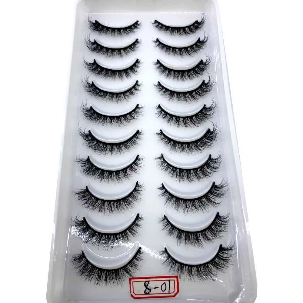 Multiple styles 0pairs natural 3D mink false eyelashes fake lashes makeup kit Mink Lashes extension eye lashes short eyelashes. W250627