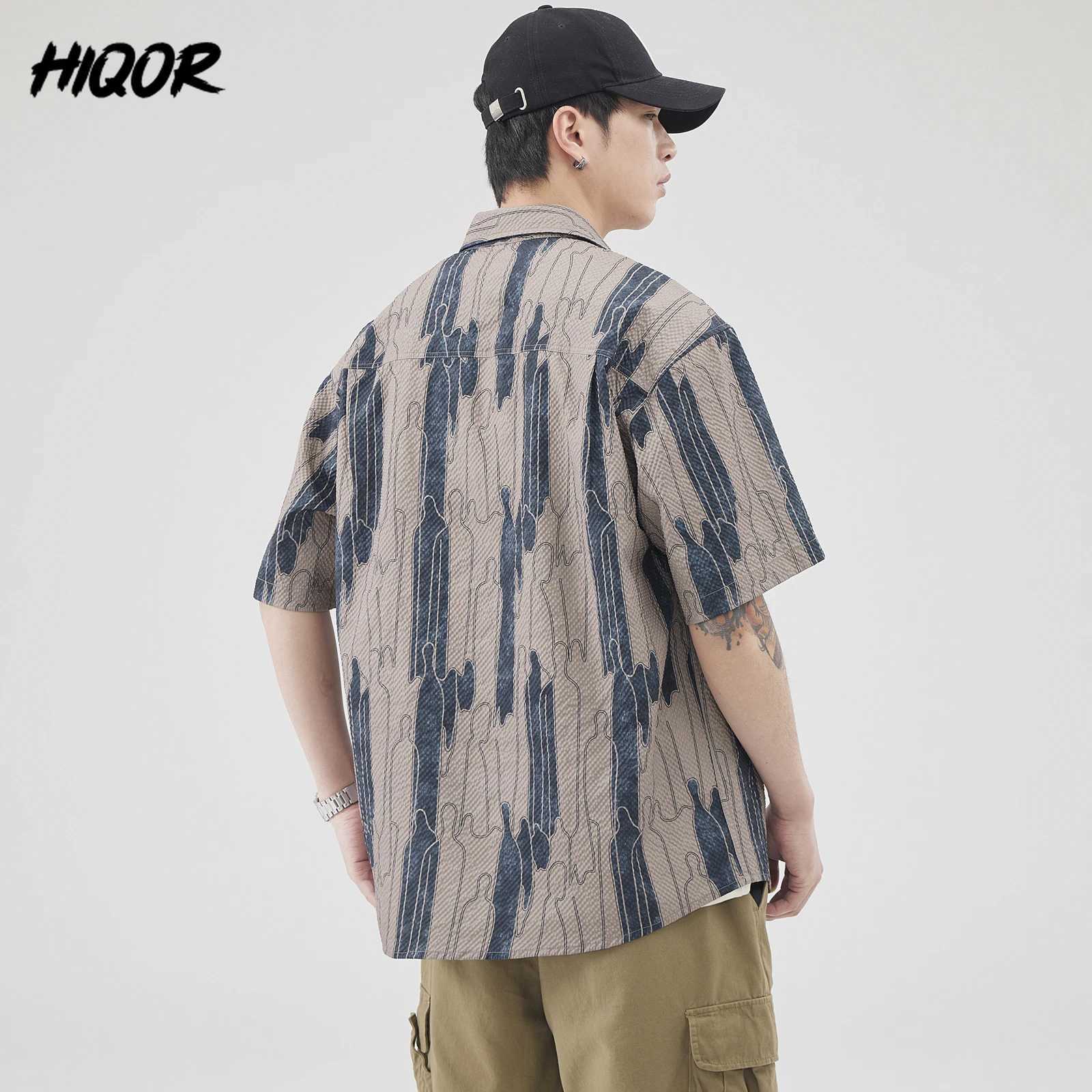 Mens Cardigan Hawaiian Beach Party Fashionable Casual Men Short-sleeved Shirt Summer New Daily Comfort Loose Fit Male Shirts W250627