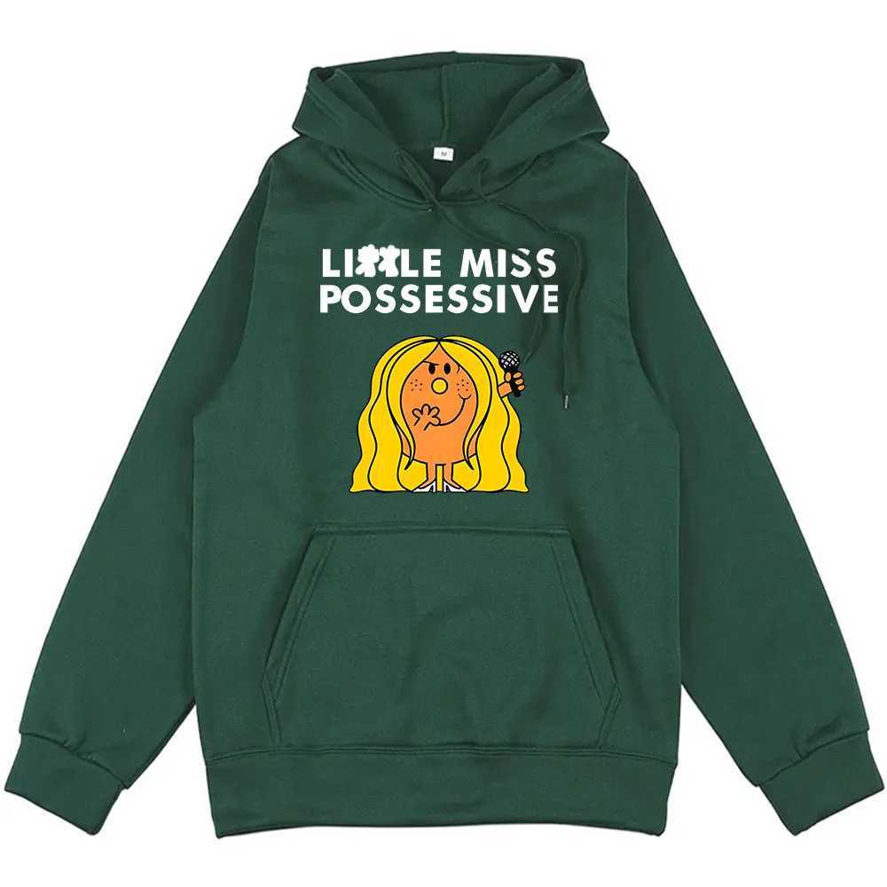 Tate McRae MISS POSSESSIVE Hoodies Cartoon Funny Graphic Printing Sweatshirts Long Sleeve Hooded Pullovers Men Women Clothing W250627