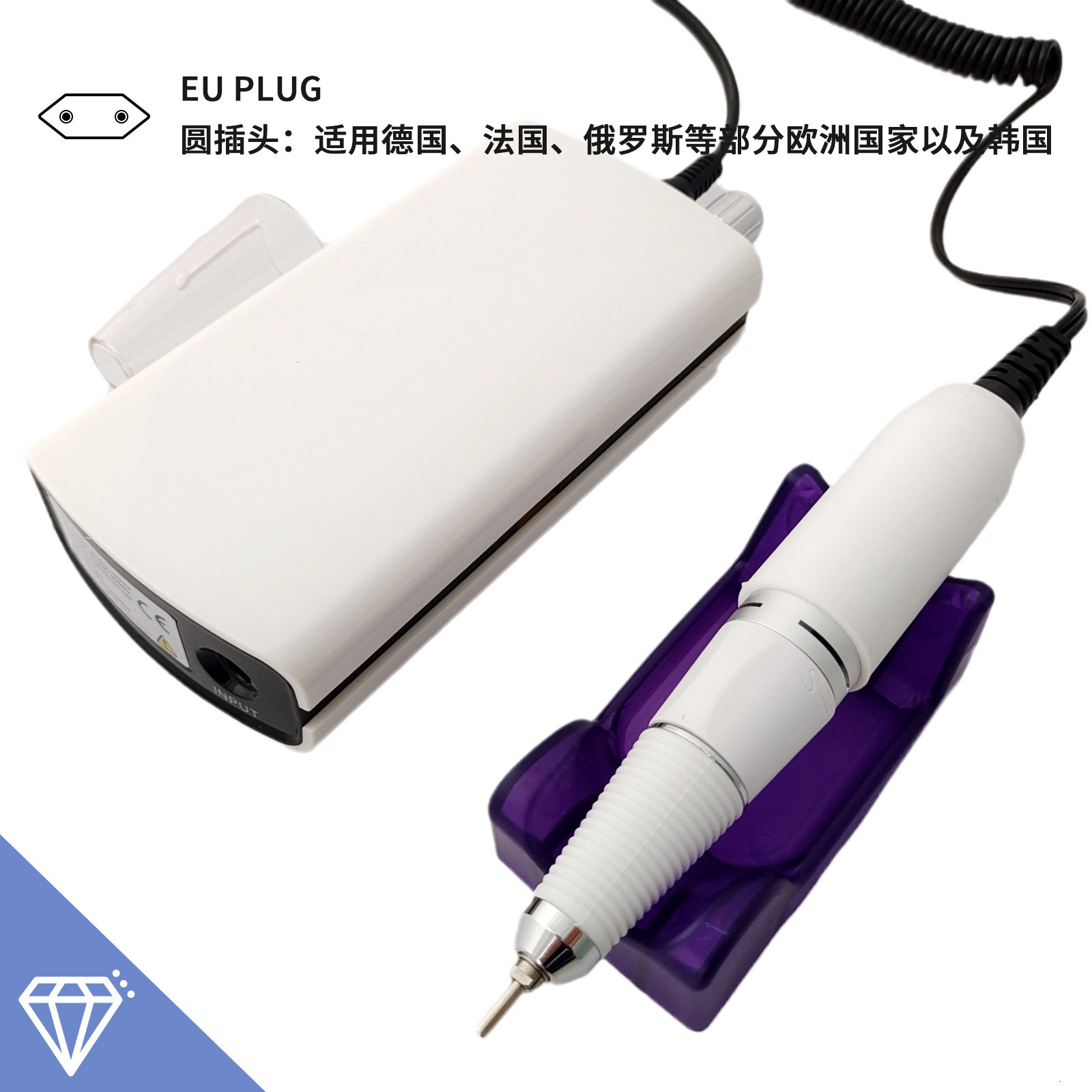 Arrival 30000RPM Portable Electric Nail Drill Machine Rechargeable Cordless Manicure Pedicure Set Nail Polishing machine 241118