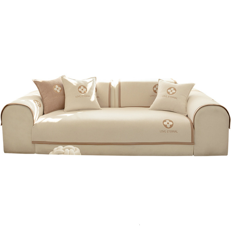 European Style Baby Velvet All Seasons 2025 New Simple Non-Slip Seat Cushion Universal Living Room Sofa Cover