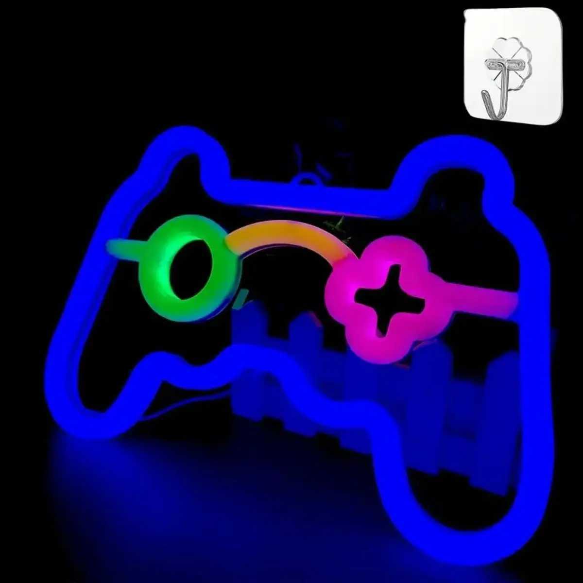 Light Up Your Gaming Room with this 1pc Gamer Neon Sign - Perfect Gift for Teen Boys!XJ250626
