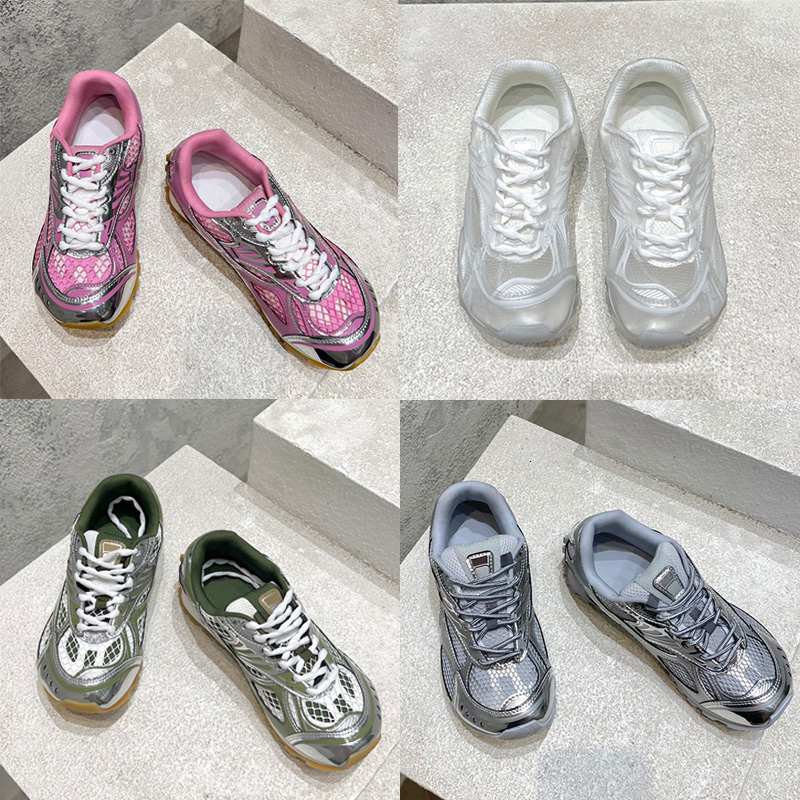 Designer Mesh Sneakers Men Women Runner Suede Trainers Lightweight Lace-up Fashion Walk Tennis Sports Casual Shoes 597