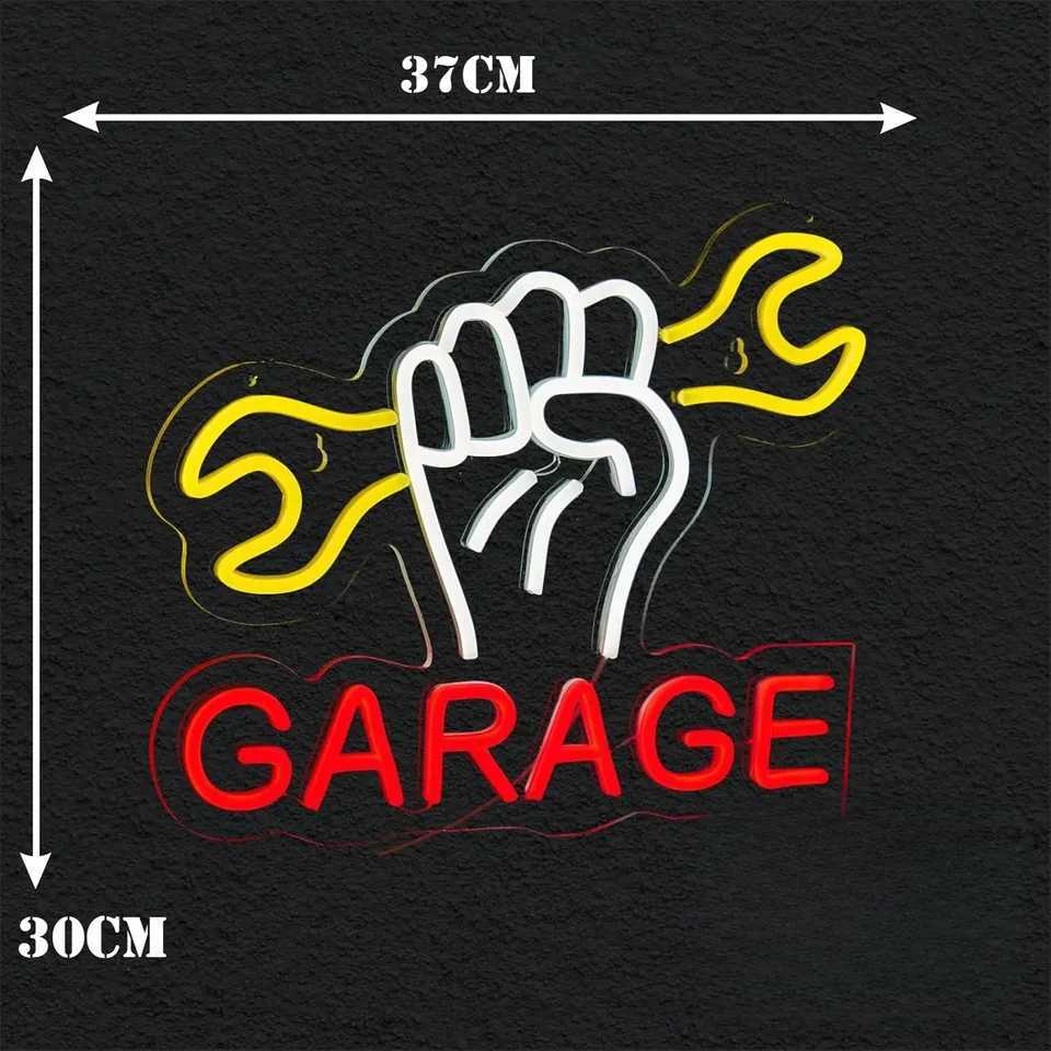 Wrench Neon Sign For Wall Decor LED Neon Light Suitable For Garage Christmas Party Bedroom Man Cave Garage Auto Repair ShopXJ250626