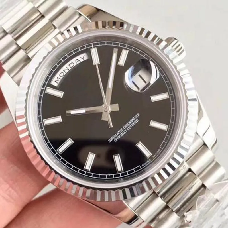 Luxury watch 41mm precision durable automatic movement, suitable for men and women's fine steel watch band 01