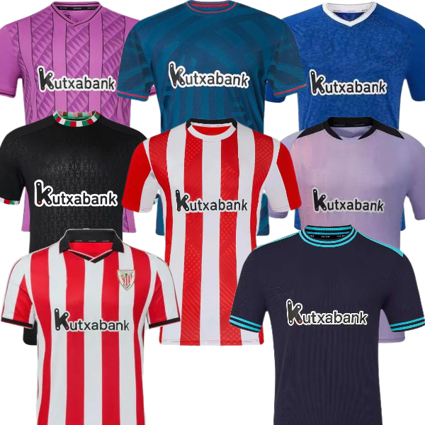2024 2025 2026 Athletic BilbaoS Soccer Jerseys Bierbao Athletic ADURIZ GURUZETA MUNIAIN O. SANCET PAREDES BERENGUER ANDER HERRERA UNAI SIMON football shirt