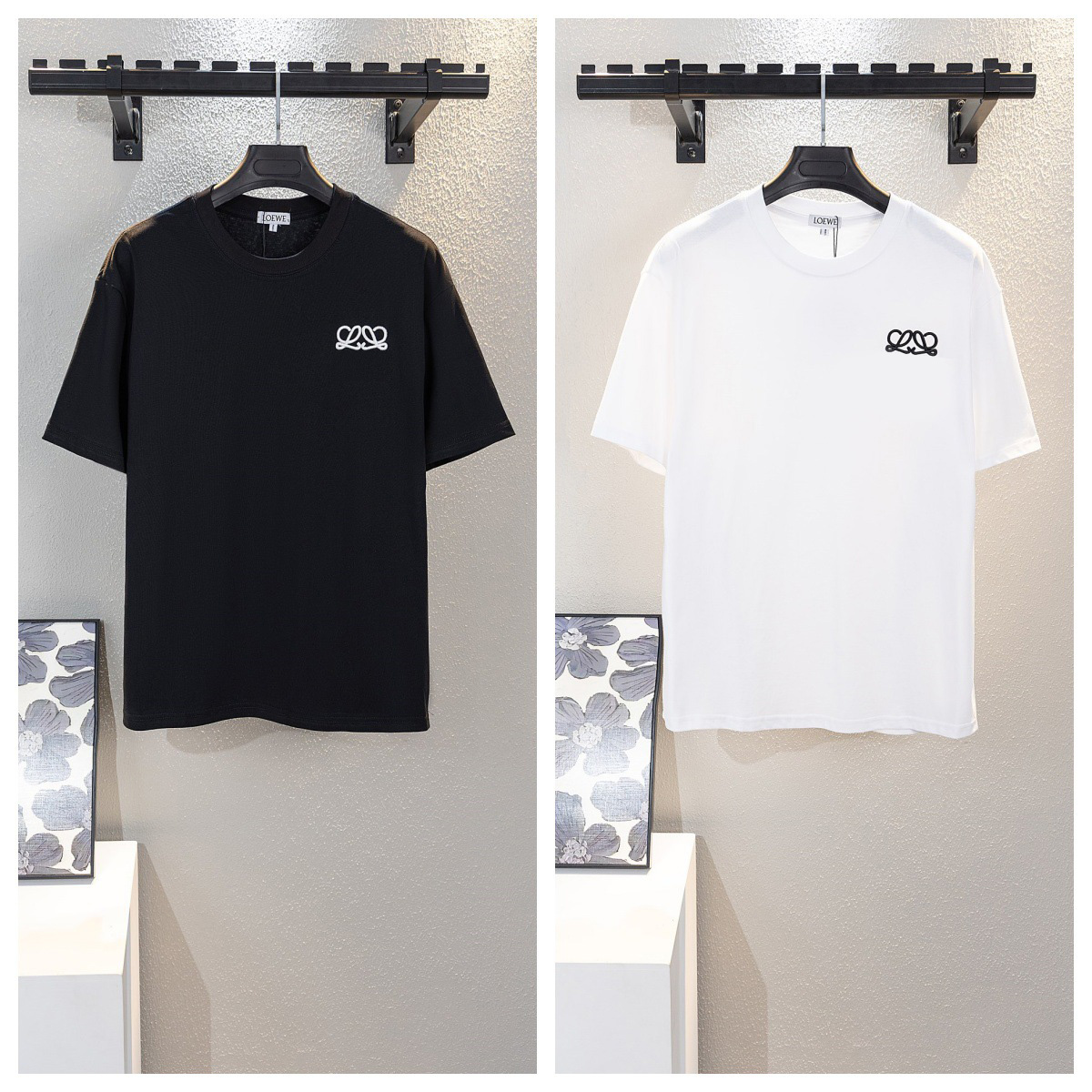 Embroidered Cotton Designer t shirt unisex tops Short Sleeve T-shirt crew neck Solid color Classic fashion Sports Summer Tee